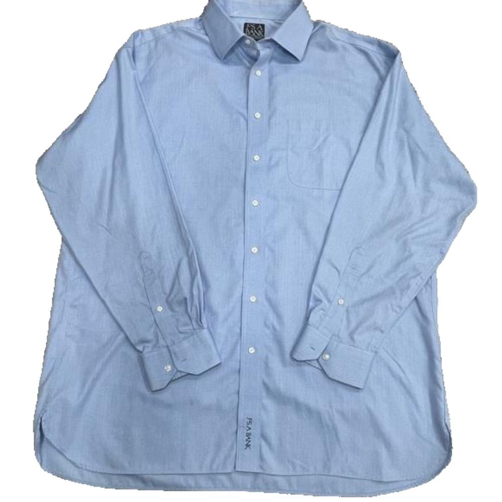 Joseph A Bank - Signature Blue Neck 17.5” Sleeve 36” men’s dress shirt button up